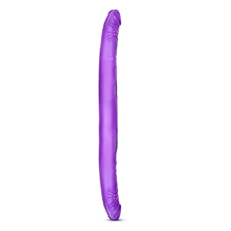 Фиолетовый двусторонний фаллоимитатор B Yours 16  Double Dildo - 40,6 см.
